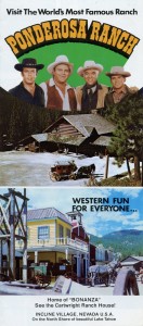 Ponderosa Ranch, Western Fun for Everyone, brochure, cover
